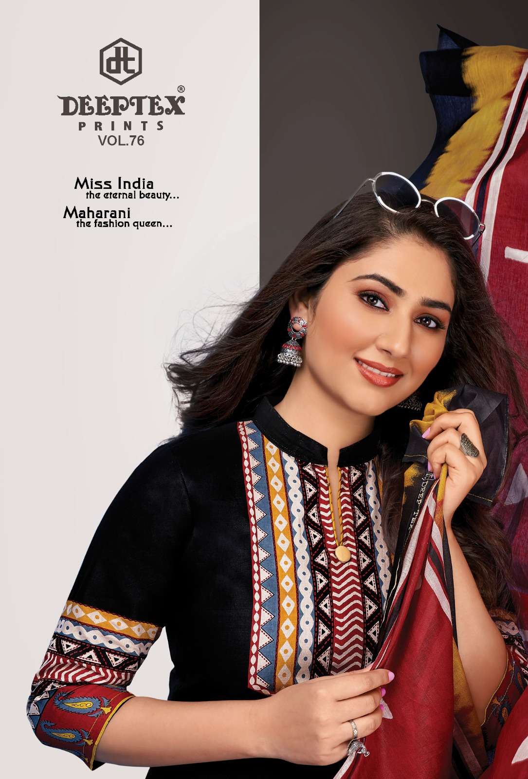 Deeptex Miss India Vol 76 Wholesale Pure Cotton Dress Material At Wholesale Price in India