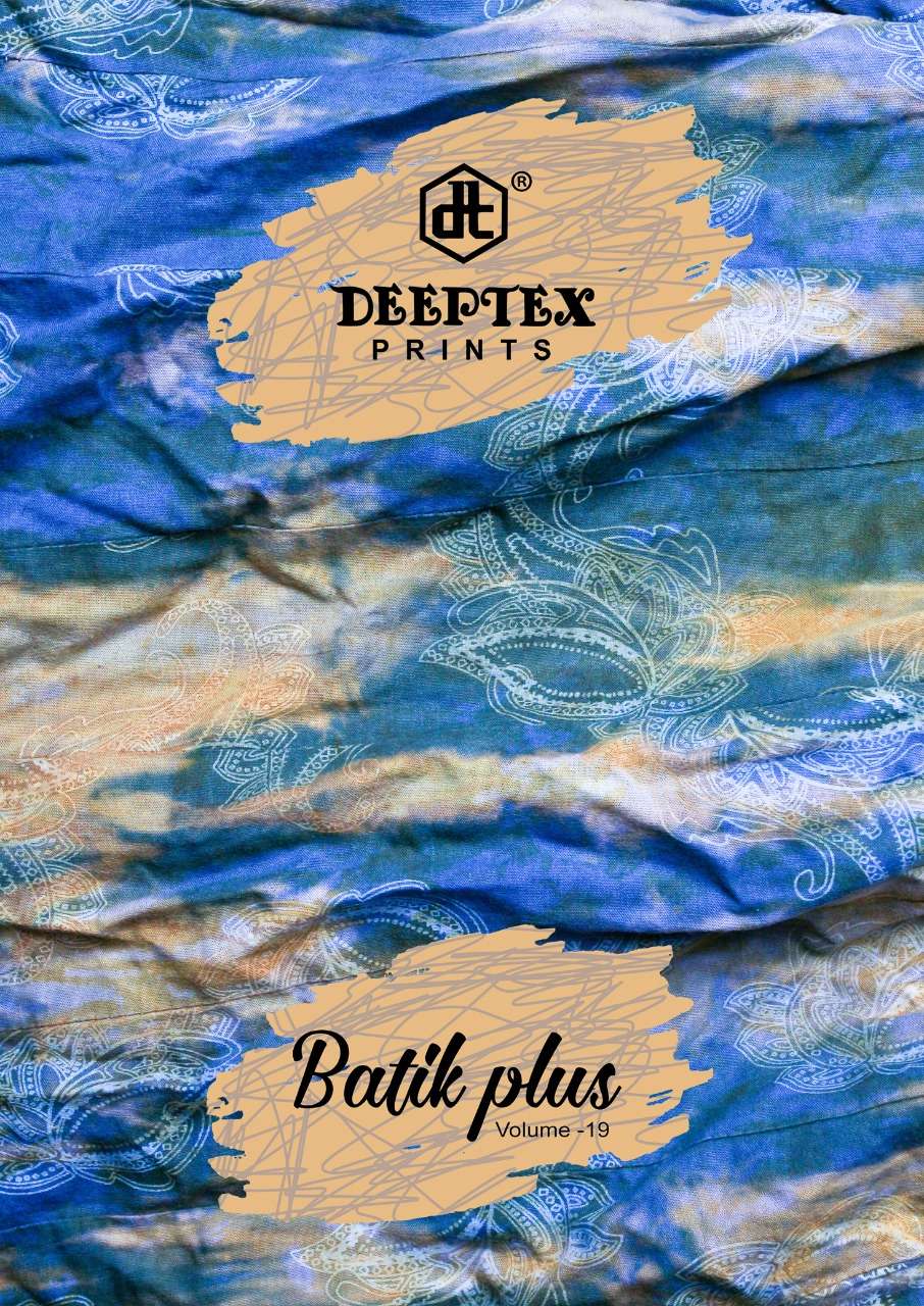  Deeptex Print Batik Plus Vol-19 Pure Cotton Dress Material At Wholesale Price in India