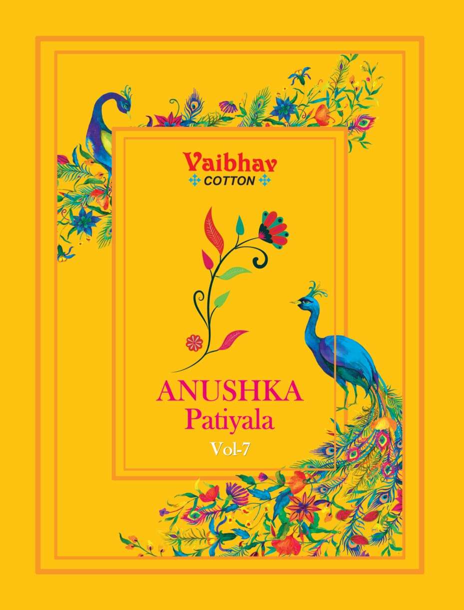  Vaibhav cotton Anushka Vol 7 Pure Cotton dress material Online At Wholesale Price in India