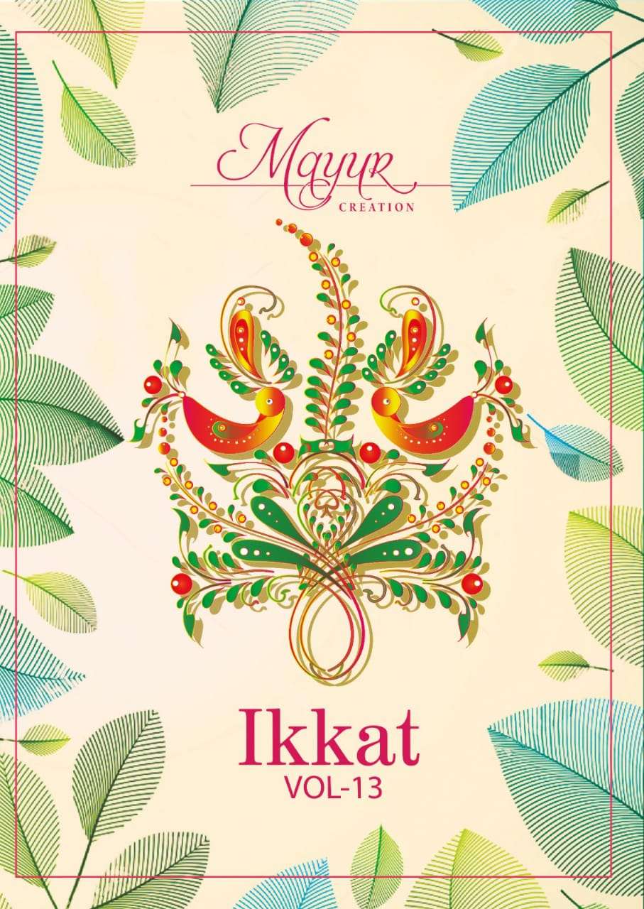 Mayur Ikkat Vol 13 Printed Cotton Dress Material Collection At Wholesale Price