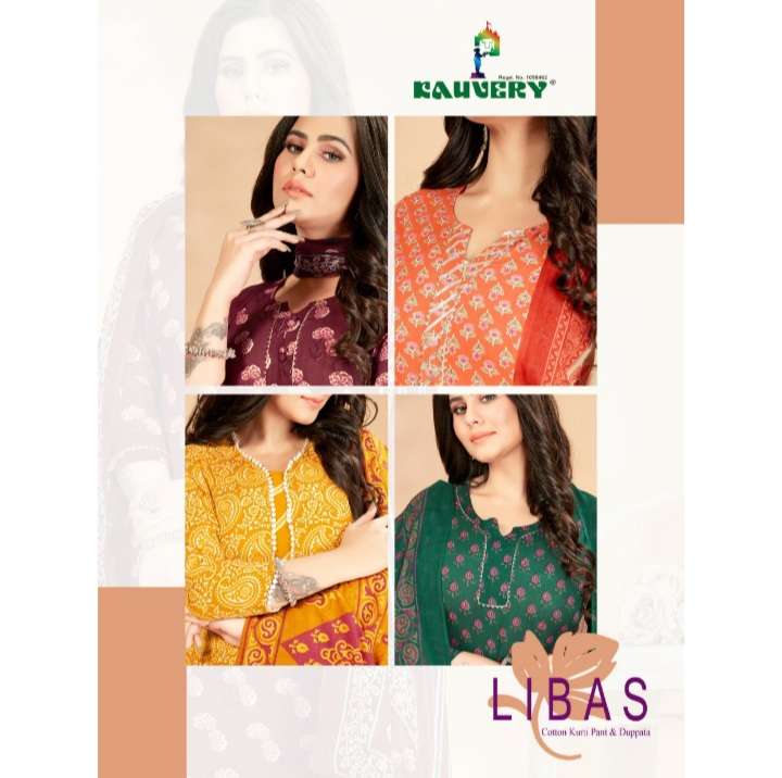 Kauvery Libas Vol 1 Ready Made Cotton Suit Collection