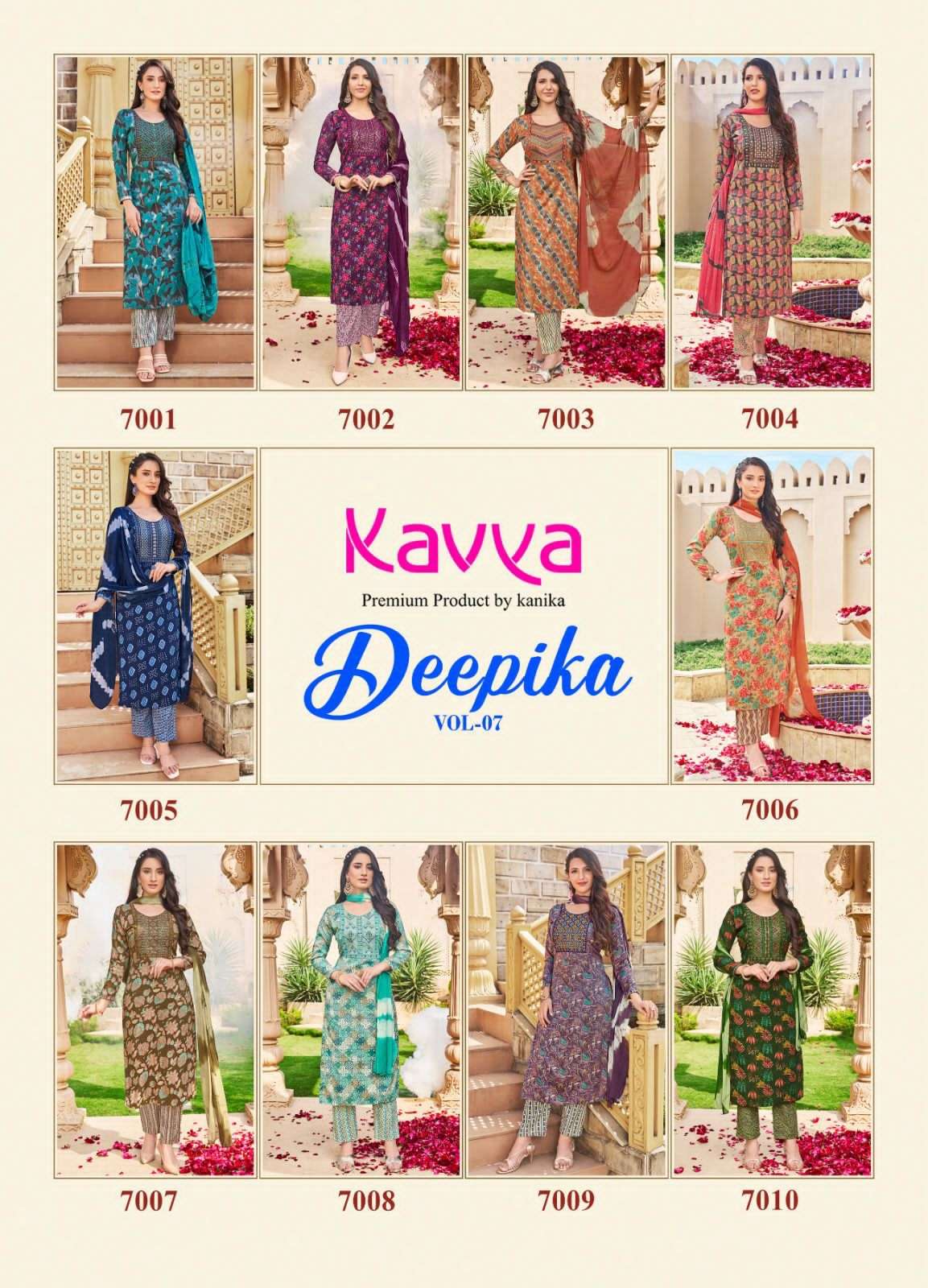 KAVYA DEEPIKA Vol -7 capsule Kurti Wholesale Kurti manufacturers in India