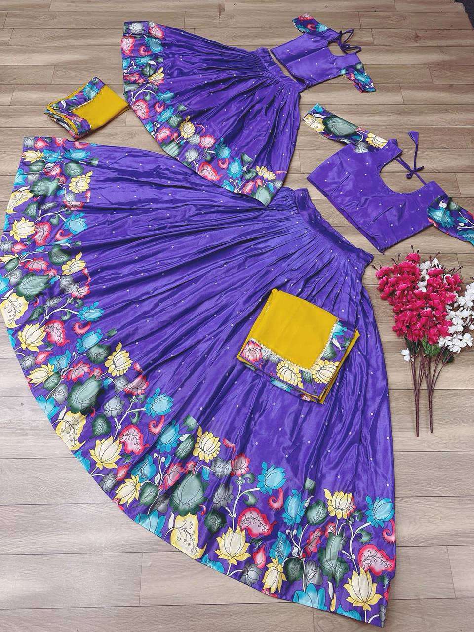 Mother Daughter Dress Combo Party Wear Lehenga