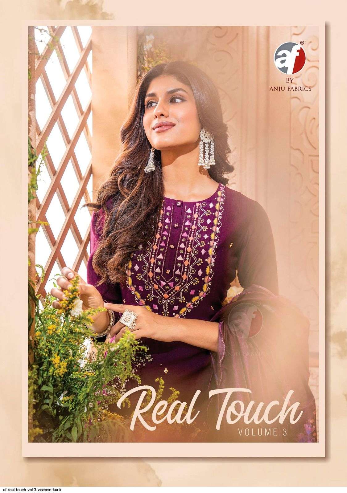 Anju fab Real Touch Vol 3 Designer Kurti Pant With Dupatta Collection