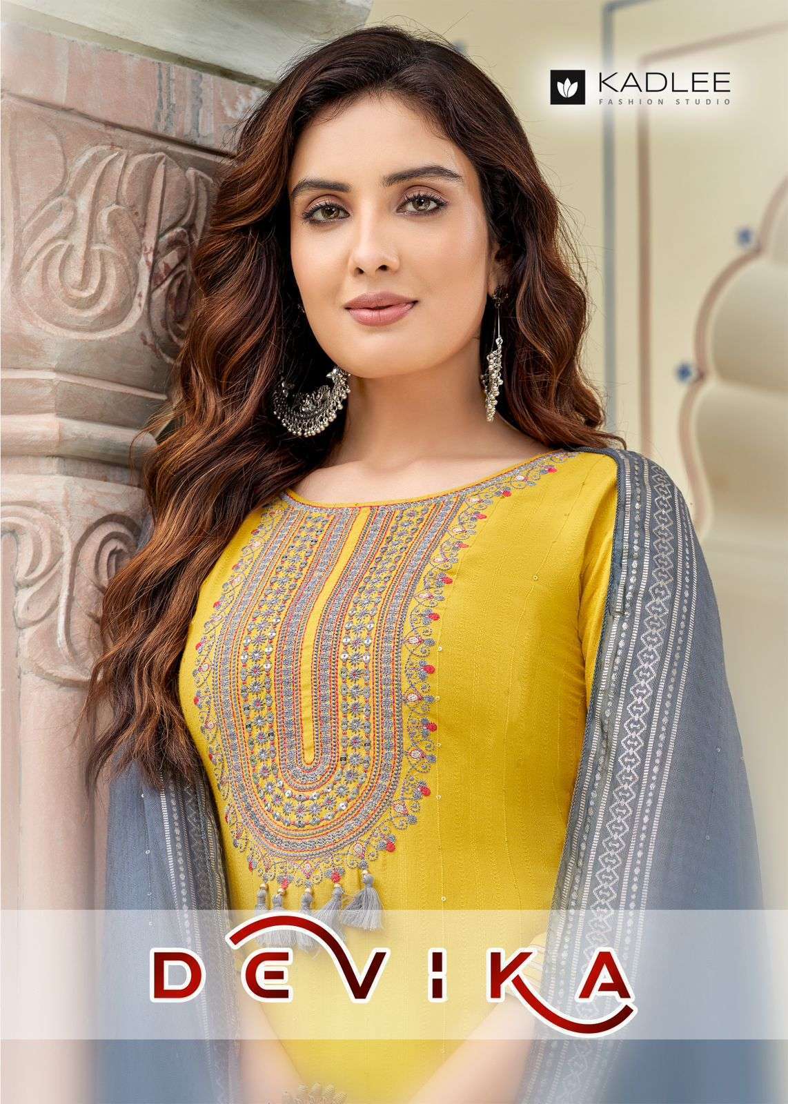 KADLEE DEVIKA FESTIVE WEAR KURTI PANT WITH DUPATTA LATEST CATALOGUE