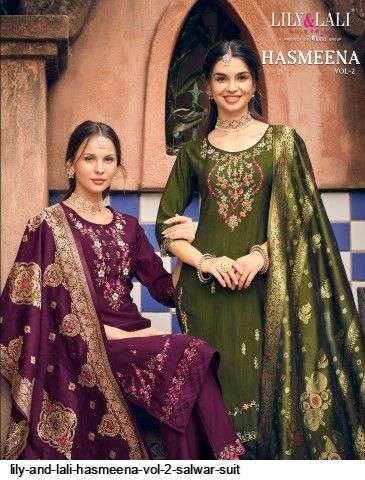 LILY AND LALI HASMEENA VOL 2 SALWAR SUIT AT WHOLESALE PRICE