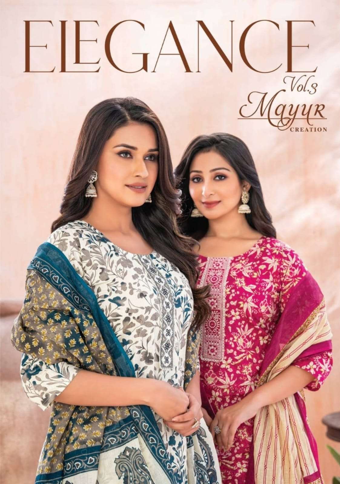 Mayur Elegance Vol 3 Ready Made Kurti Pant with Dupatta Embroidery Collection