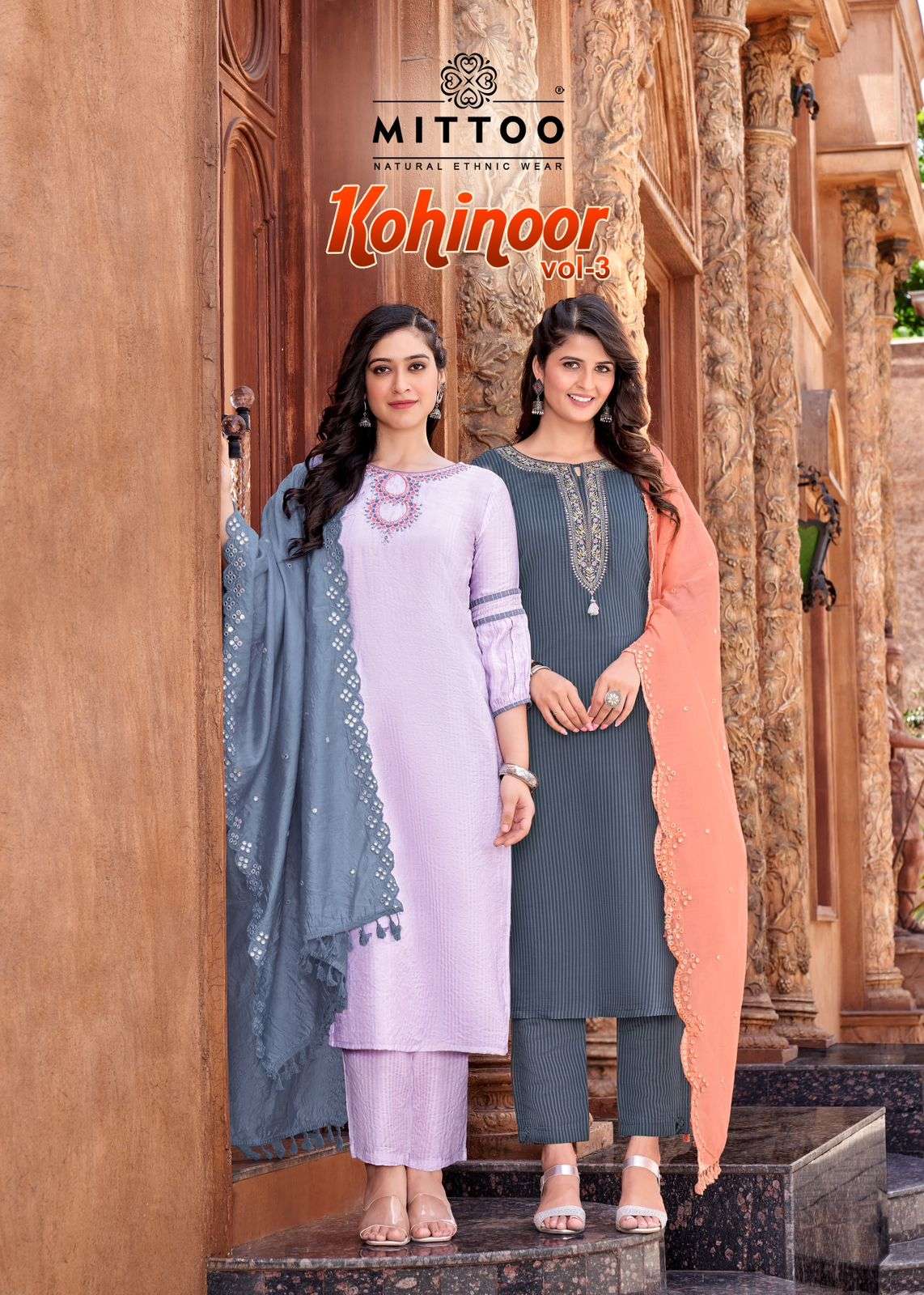 Mittoo Kohinoor Vol 3 Designer Kurti With Bottom Dupatta Collection