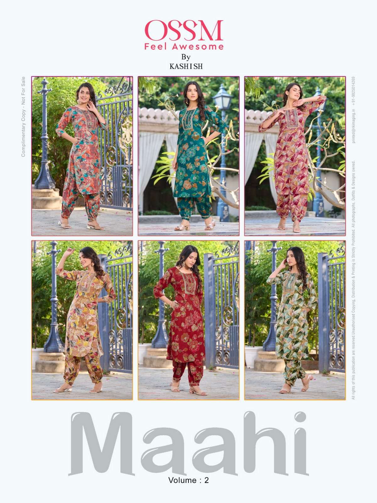 Ossm Maahi Vol 2 Afghani Style Kurti With Pant Collection