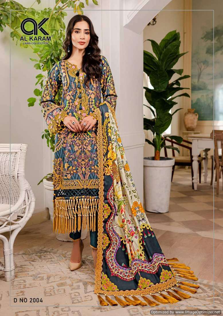 Al Karam Florence Vol 2 Cambric Cotton Dress Material Collection