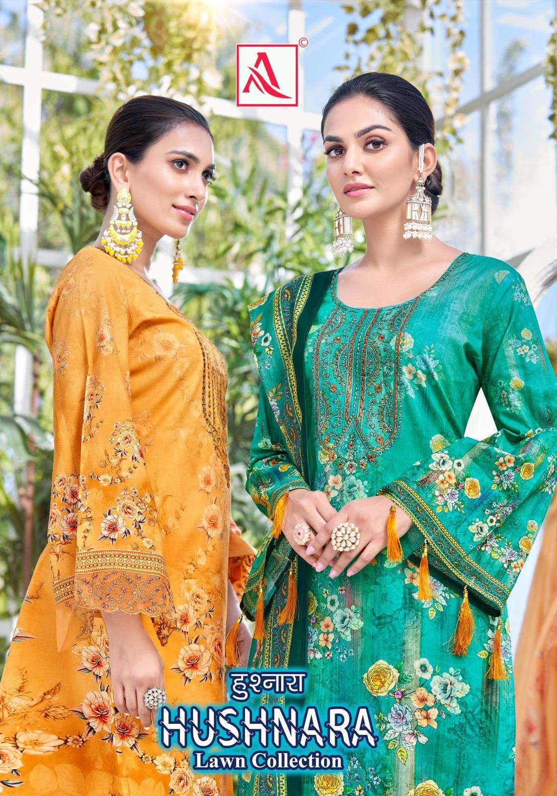 Alok Suit Hushnara Unstitched Designer Salwar Kameez Catalogue Wholesale