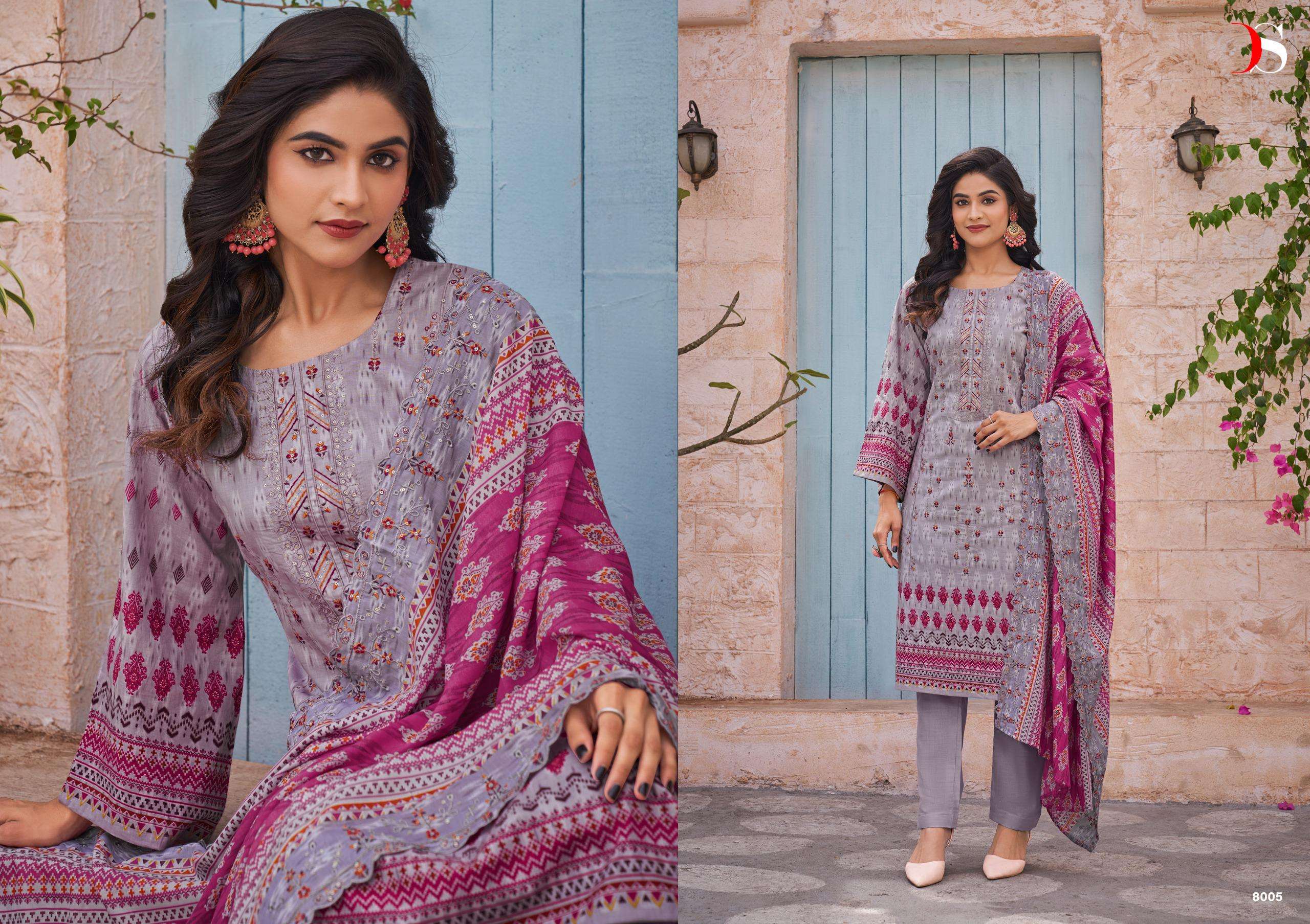 Deepsy Bin Saeed 8 Lawn Collection Pakistani Salwar Kameez