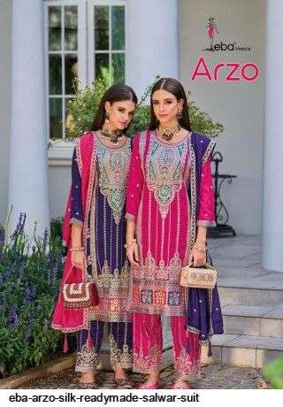 EBA LIFESTYLE ARZO SILK READYMADE SALWAR SUIT