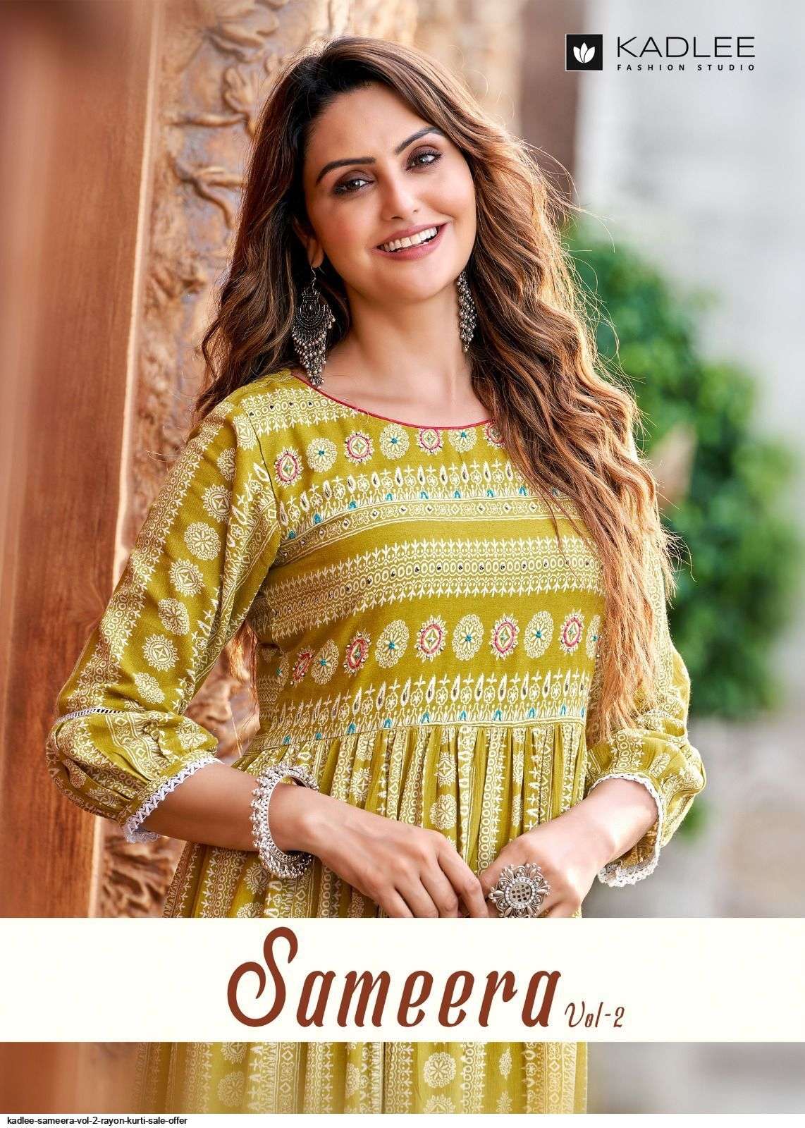 KADLEE SAMEERA VOL 2 RAYON KURTI