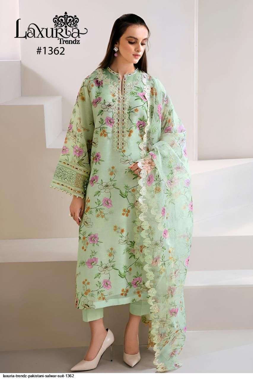 LAXURIA TRENDZ PAKISTANI SALWAR SUIT 1362