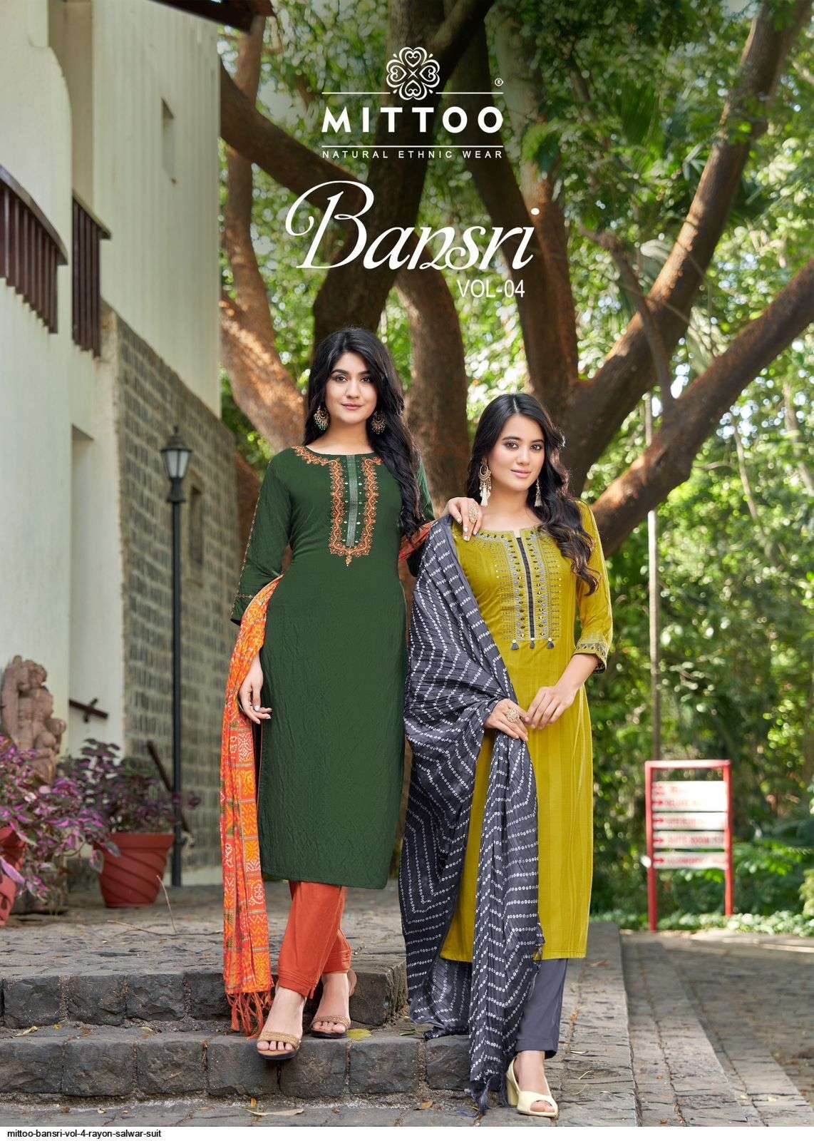 MITTOO BANSRI VOL 4 RAYON SALWAR SUIT