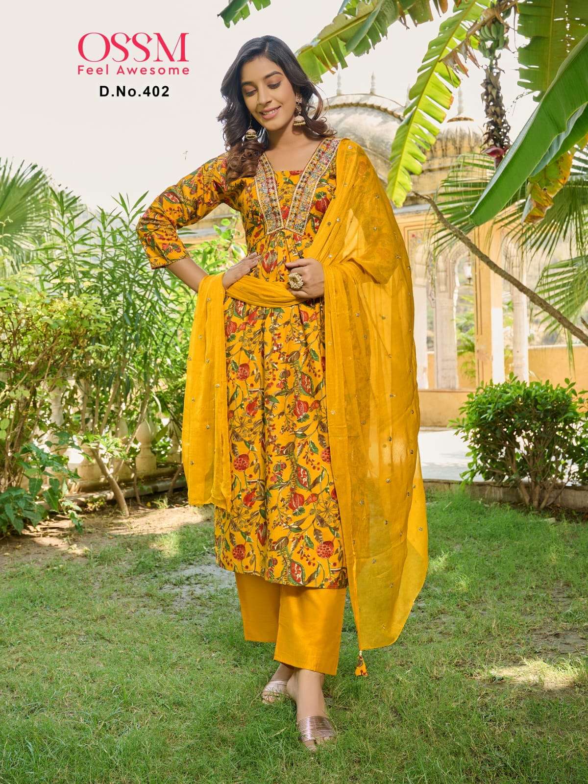 Ossm Mantra Vol 4 Alia Cut Kurti Pant With Dupatta Collection