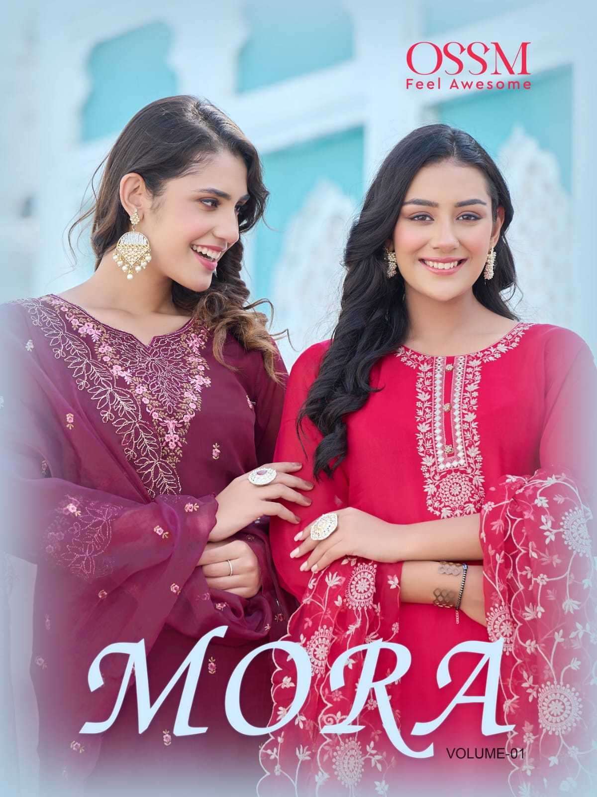 Ossm Mora Vol 1 Function special Readymade suits collection at best rate