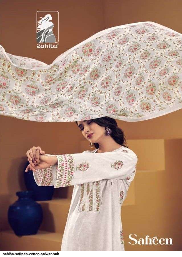 SAHIBA SAFREEN COTTON SALWAR SUIT