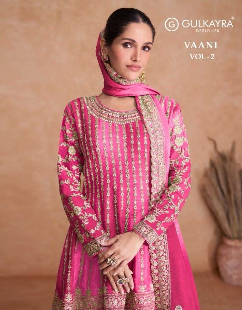 VAANI VOL 2 BY GULKAYRA DESIGNER READYMADE BEAUTIFUL WORK KURTI WITH BOTTOM AND DUPATTA CATALOG