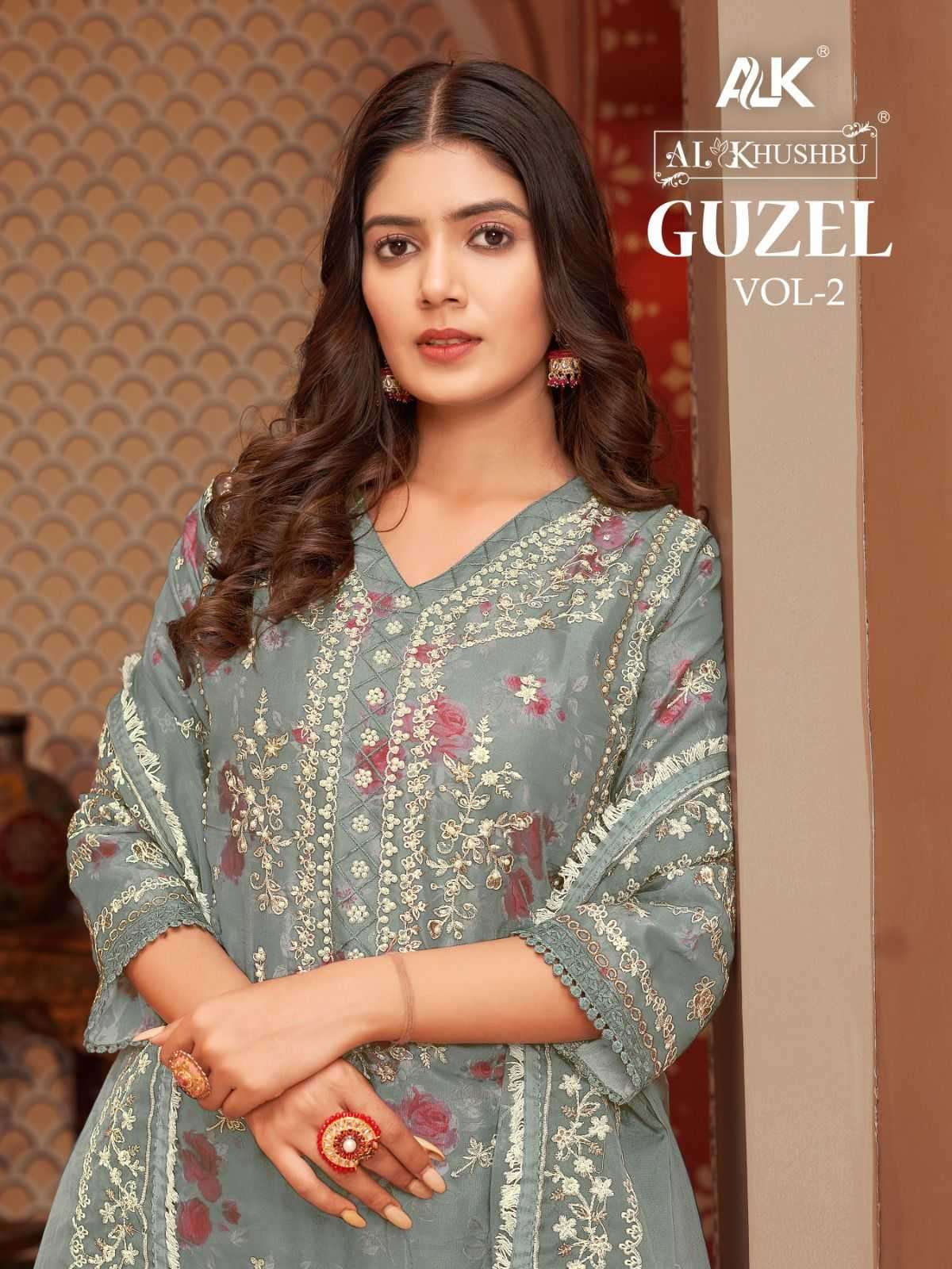 GUZEL VOL 2 BY AL KHUSHBU EXCLUSIVE DESIGNER PAKISTANI READYMADE SALWAR KAMEEZ