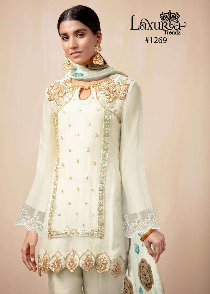 LAXURIA 1269 DESIGNER PAKISTANI KURTI WITH PANT AND DUPATTA