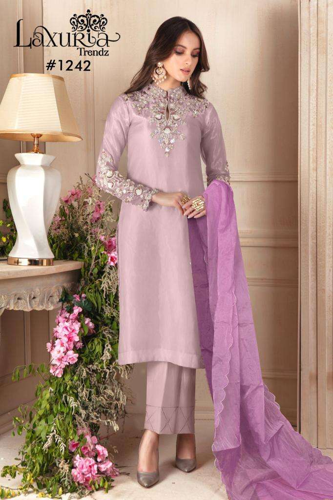 Laxuria Trendz 1242 Georgette With Beautiful Designer Ready Made Suits