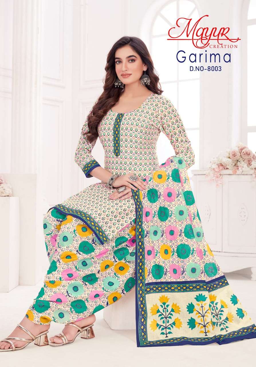 Mayur Garima Vol 8 Cotton Printed Dress Material Collection