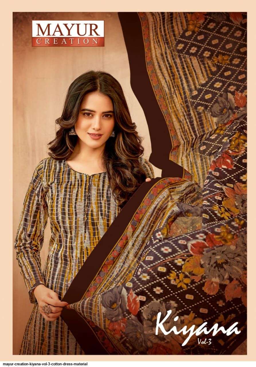 Mayur Kiyana Vol 3 Cotton Dress Material Collection