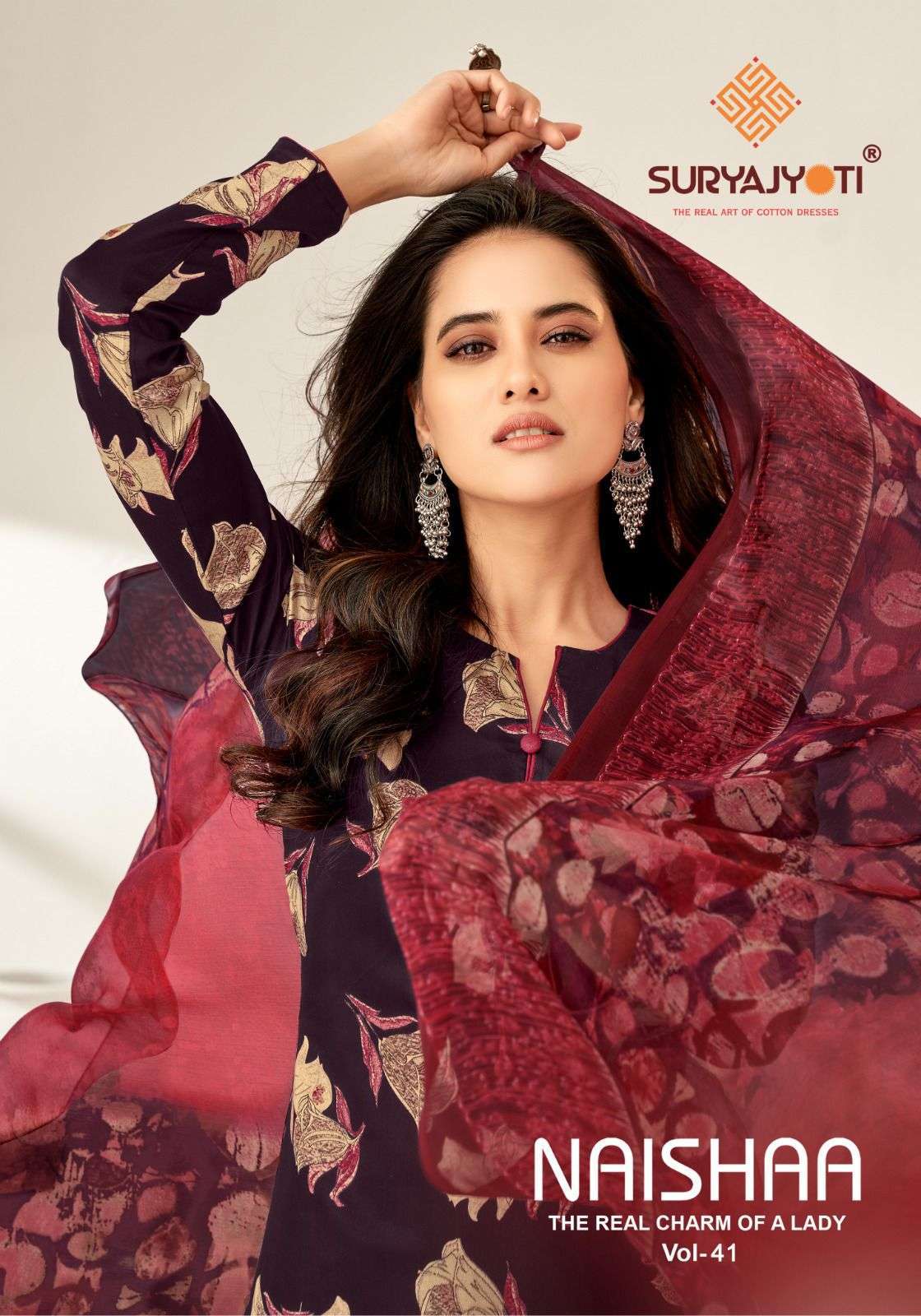 Suryajyoti Naishaa Vol 41 COTTON PRINTED SALWAR KAMEEZ SUPPLIER IN SURAT