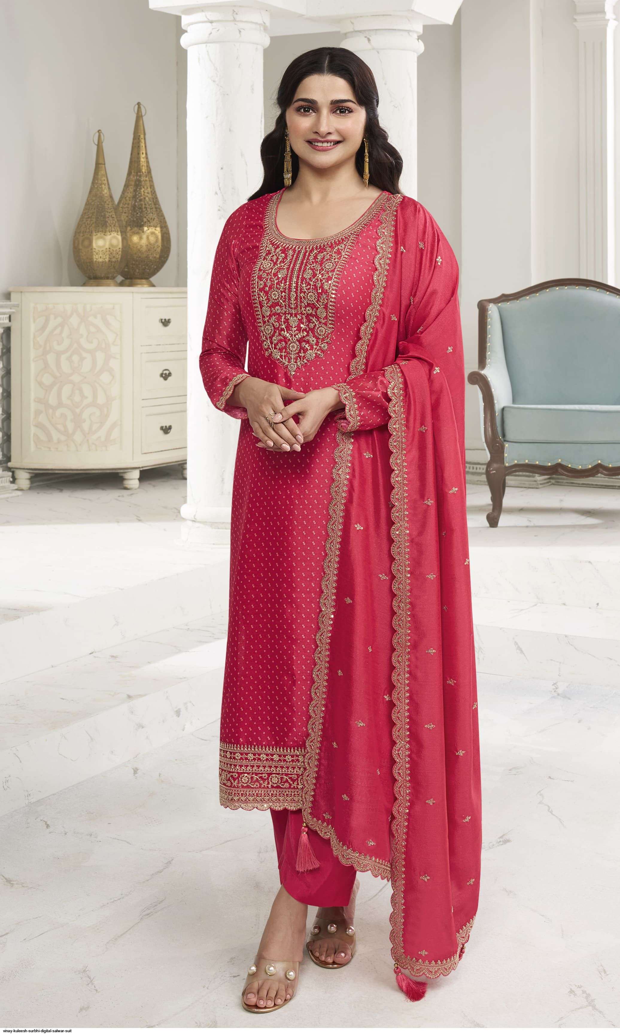 VINAY KULEESH SURBHI DIGITAL SALWAR SUIT