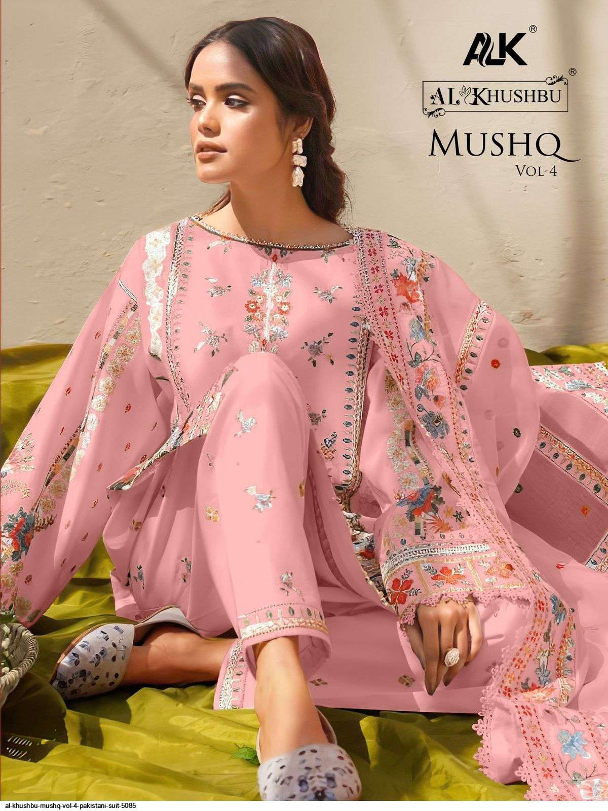 AL KHUSHBU MUSHQ VOL 4 PAKISTANI SALWAR SUIT WHOLESALE