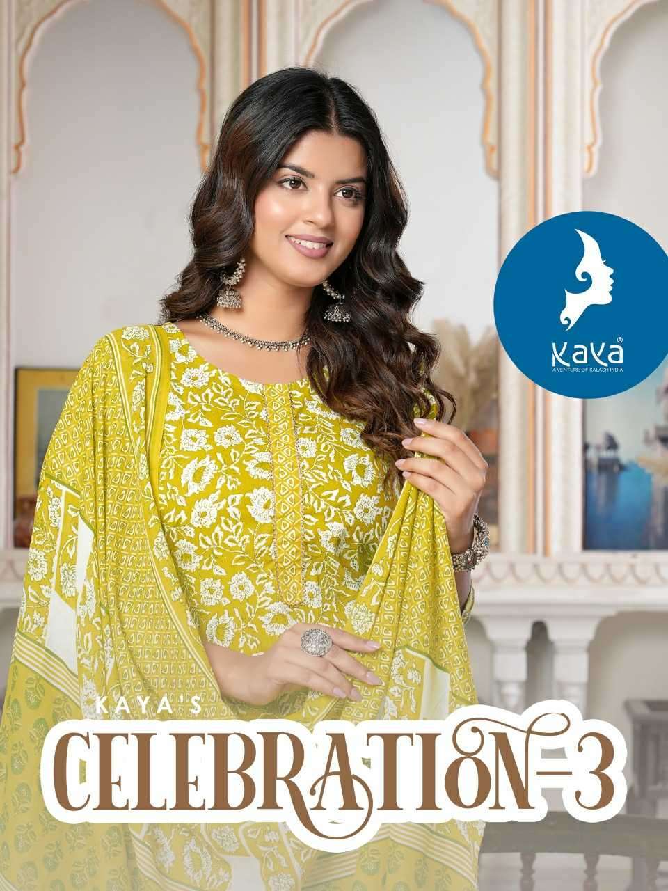 Kaya Celebration Vol-3 Cotton Readymade Suit