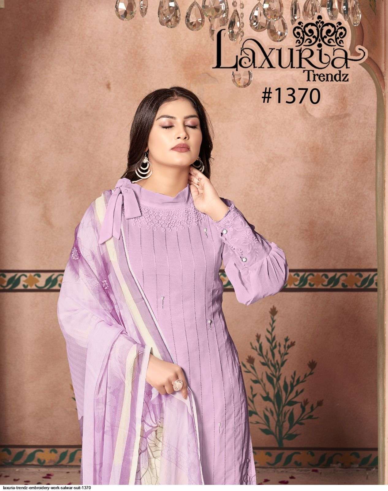 LAXURIA TRENDZ EMBROIDERY WORK SALWAR SUIT 1370