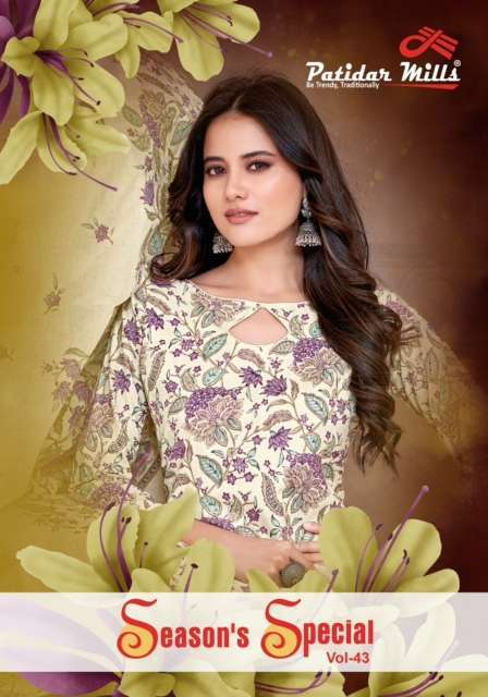 Patidar Season Special Vol 43 Cotton Printed Dress Material