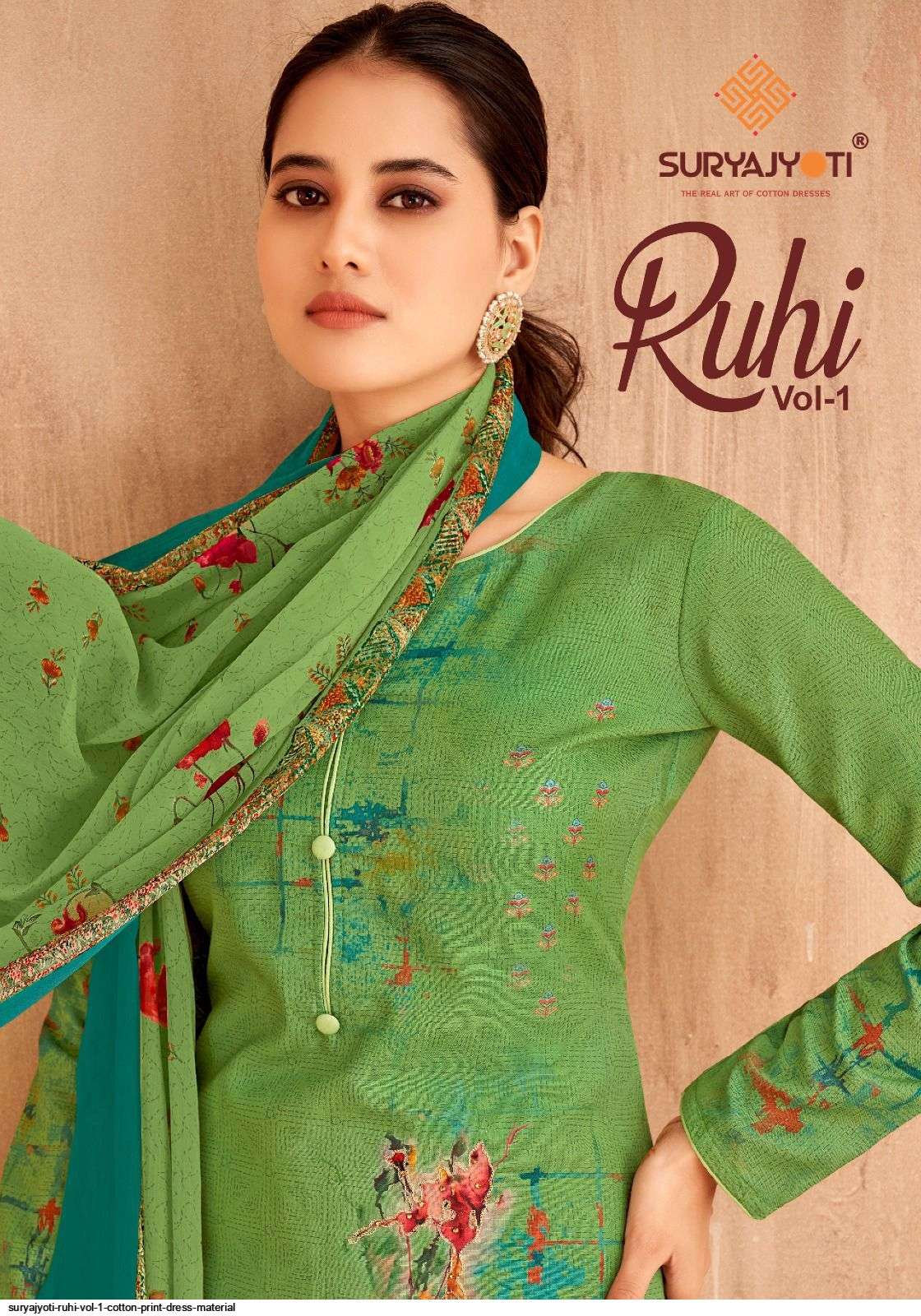 SURYAJYOTI RUHI VOL 1 COTTON PRINT DRESS MATERIAL