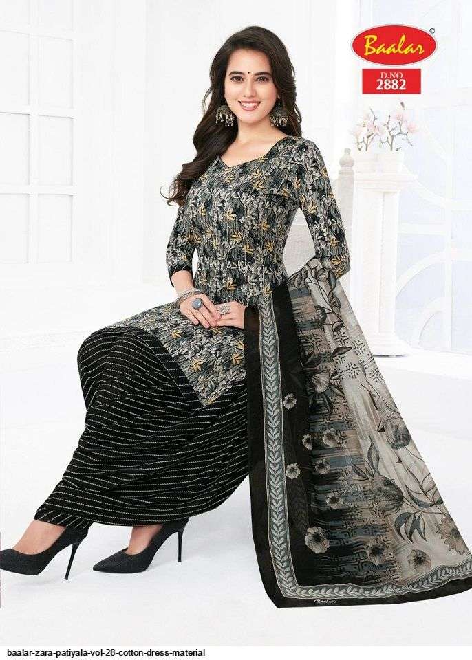 BAALAR ZARA PATIYALA VOL 28 COTTON DRESS MATERIAL