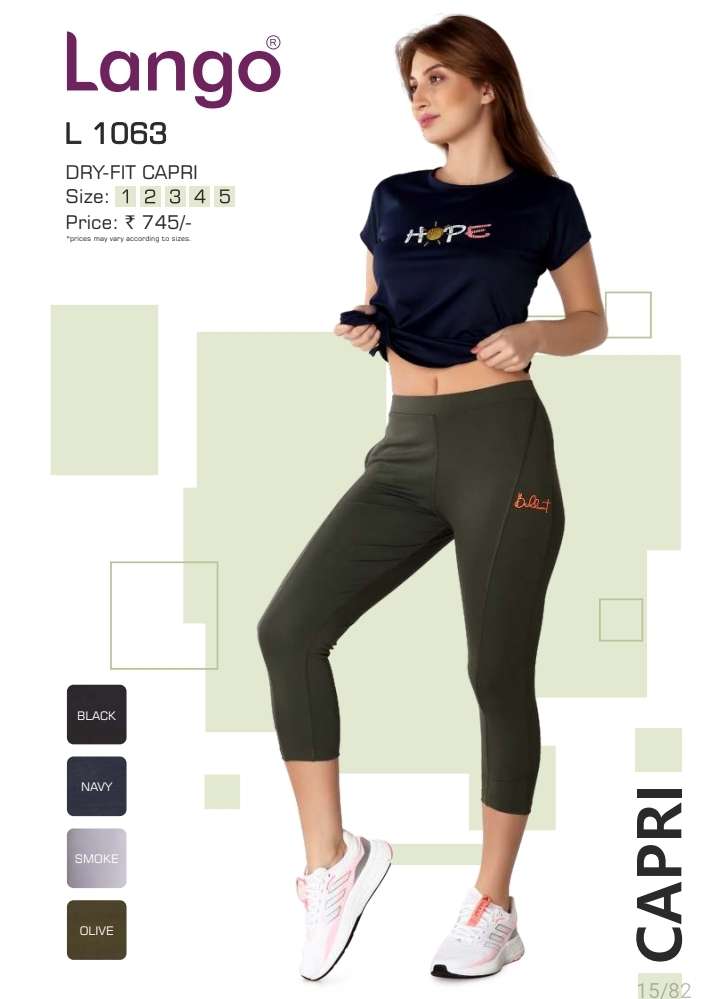 Buy Lango Dri Fit Capris for Ladies at Wholesale Price