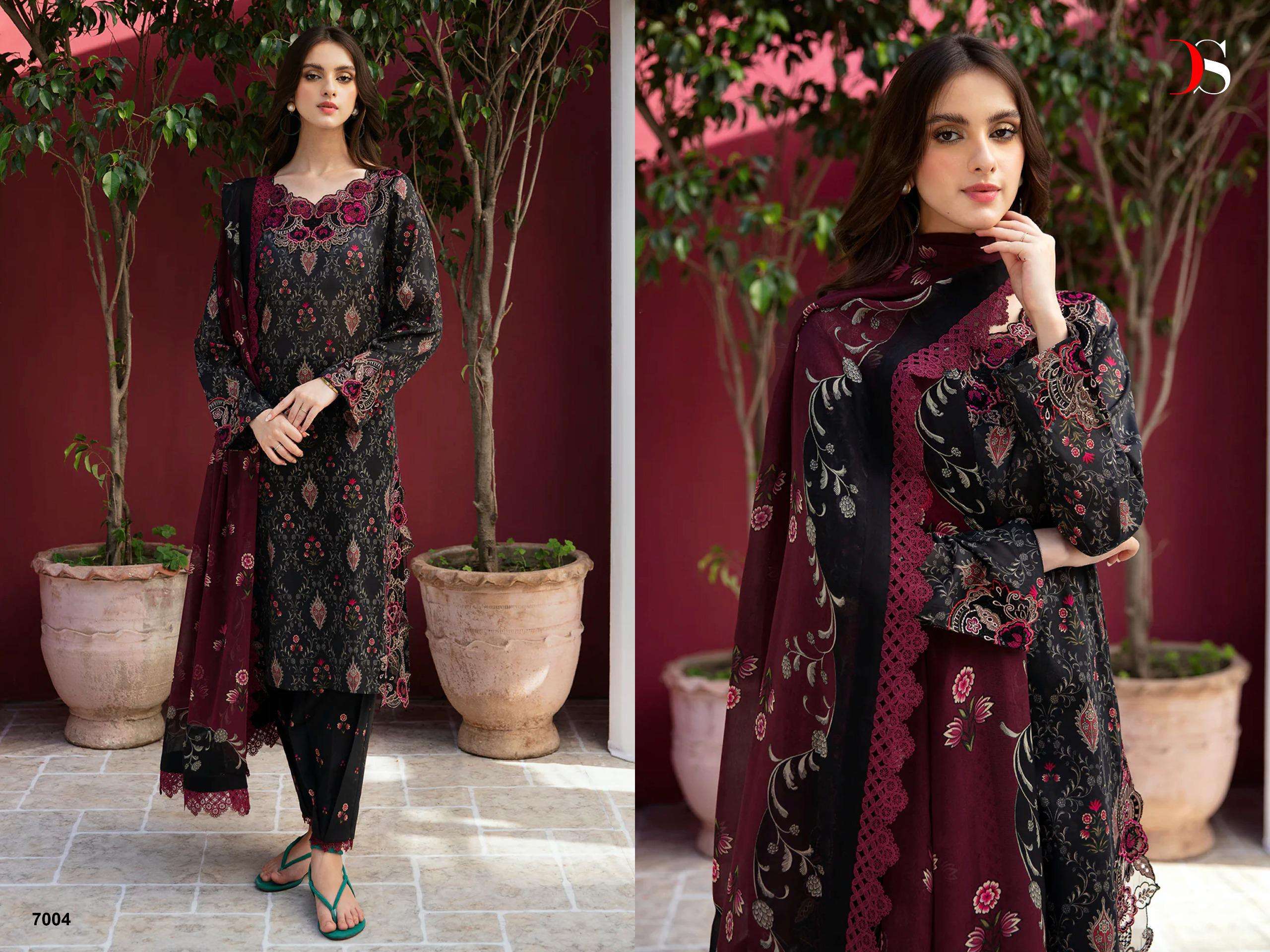 Deepsy Ramsha Rangrez Luxury Lawn 24 Vol 2 Cotton Dupatta Suit