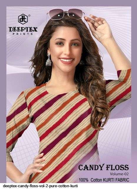 DEEPTEX CANDY FLOSS VOL 2 PURE COTTON KURTI