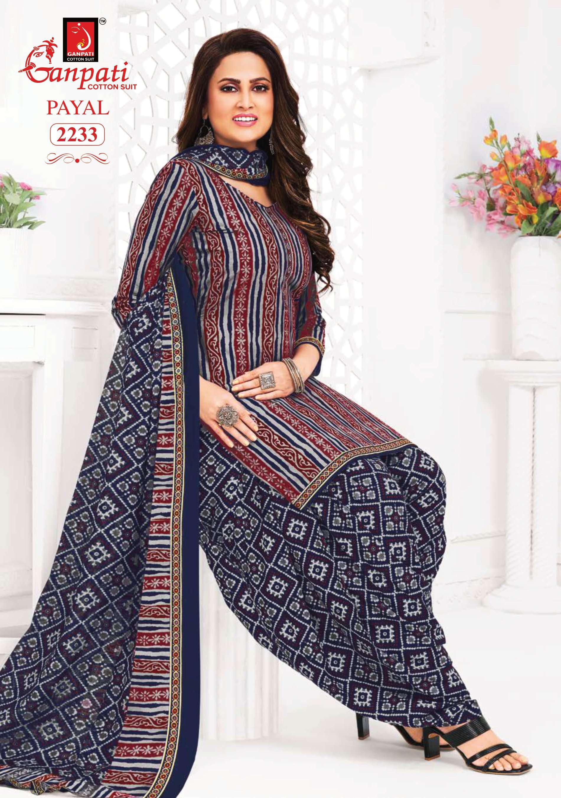 GANPATI PAYAL VOL 8 COTTON PRINTED SALWAR SUIT