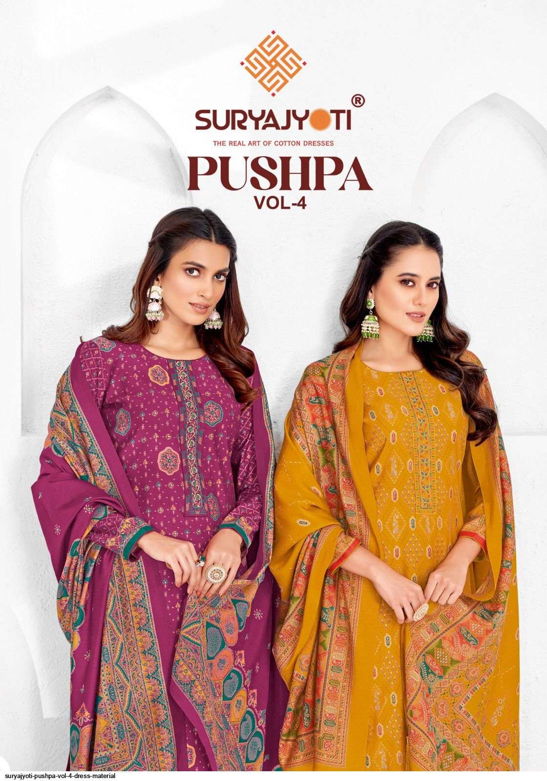 SURYAJYOTI PUSHPA VOL 4 DRESS MATERIAL