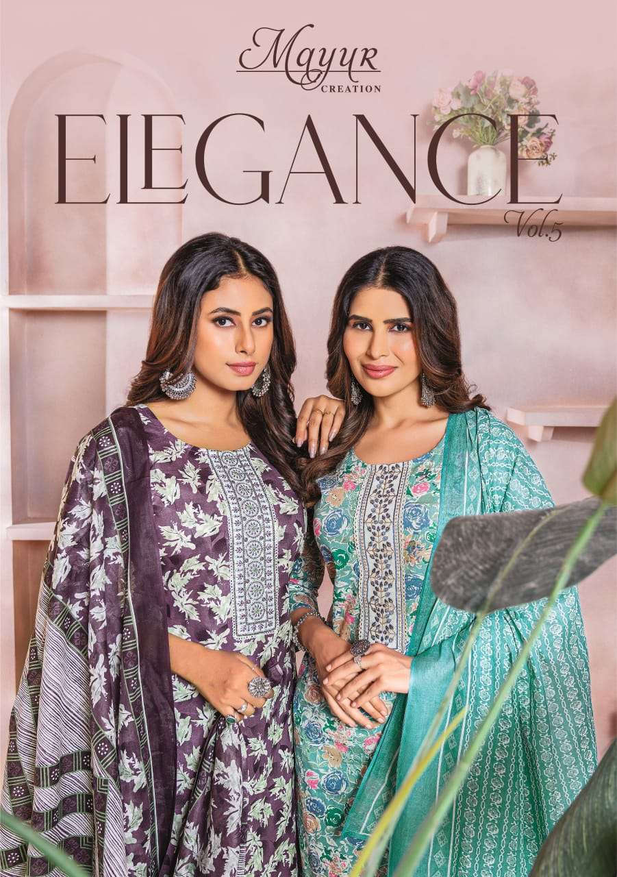 Mayur Elegance Vol-5 – Kurti Pant With Dupatta