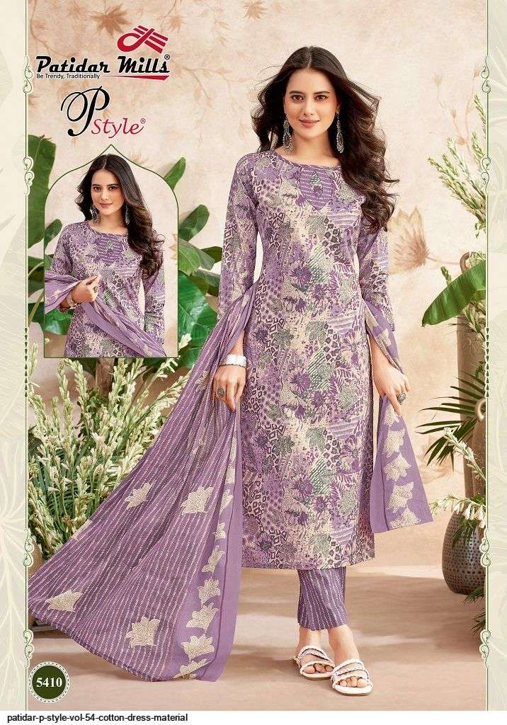 PATIDAR P STYLE VOL 54 COTTON DRESS MATERIAL