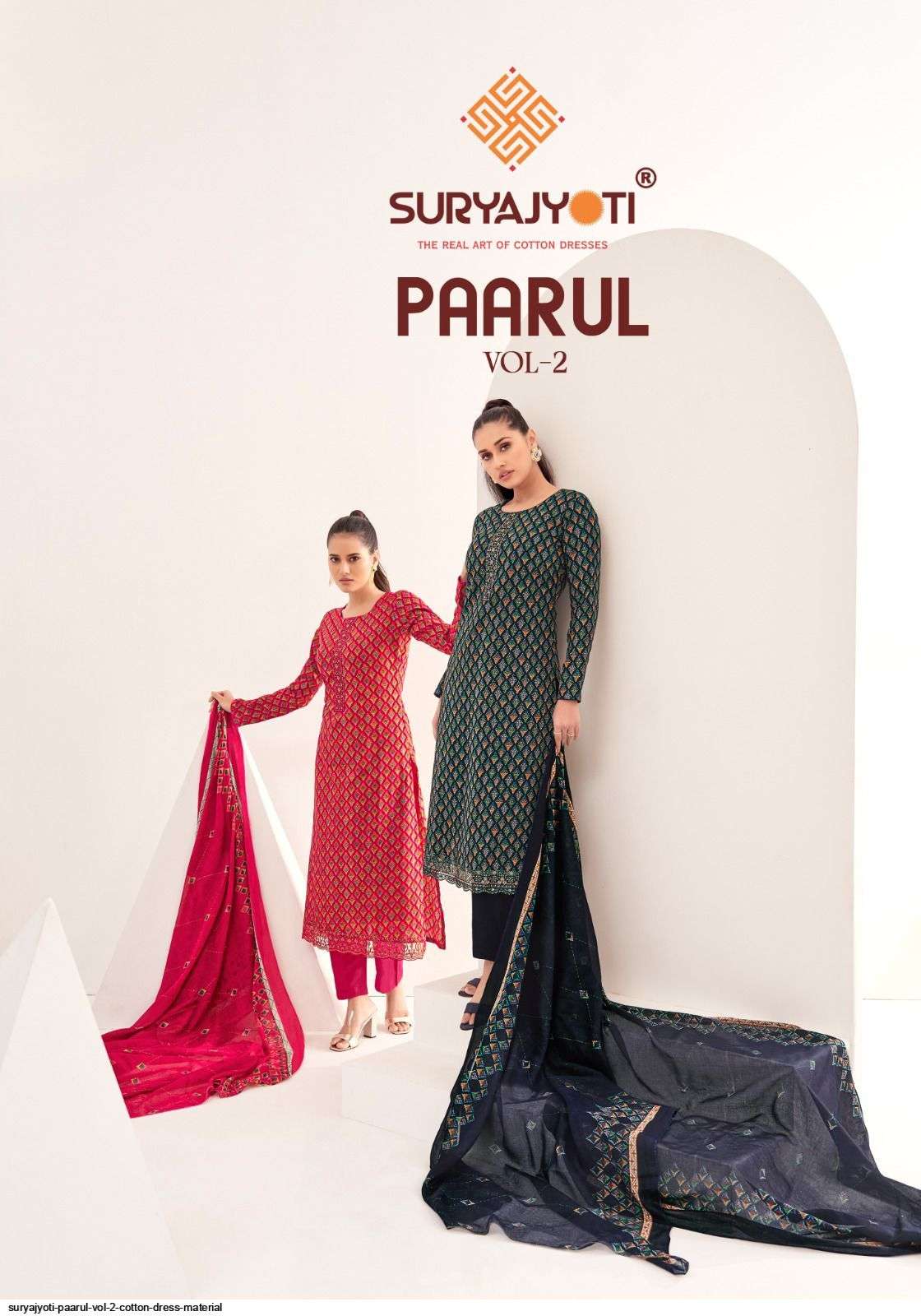 SURYAJYOTI PAARUL VOL 2 COTTON DRESS MATERIAL