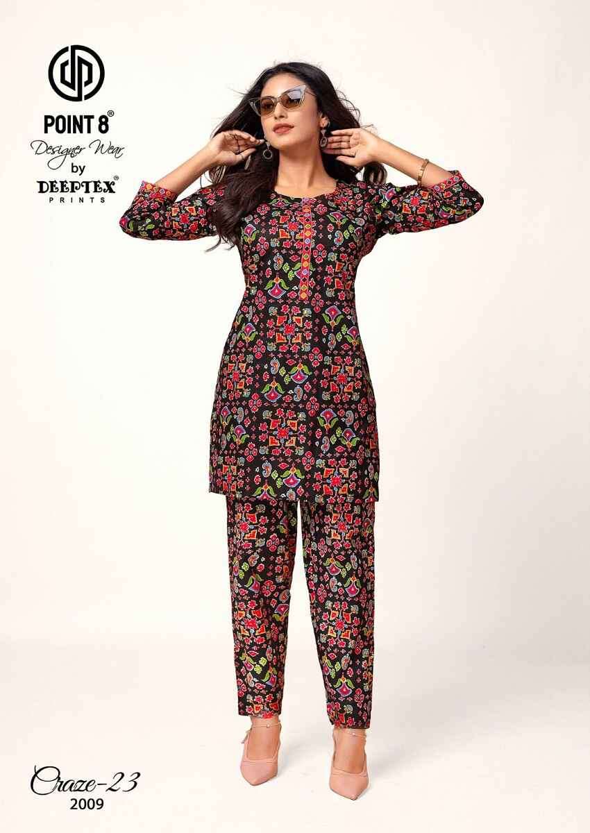 Deeptex Craze 23 Vol 2 Cotton Printed Co Ord Set Collection