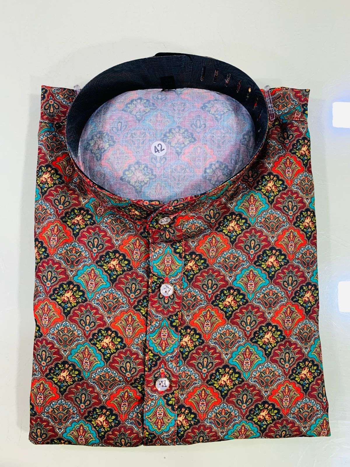 Shop Babosa Garments Vol 3 Men Cotton Printed Navratri Kurta