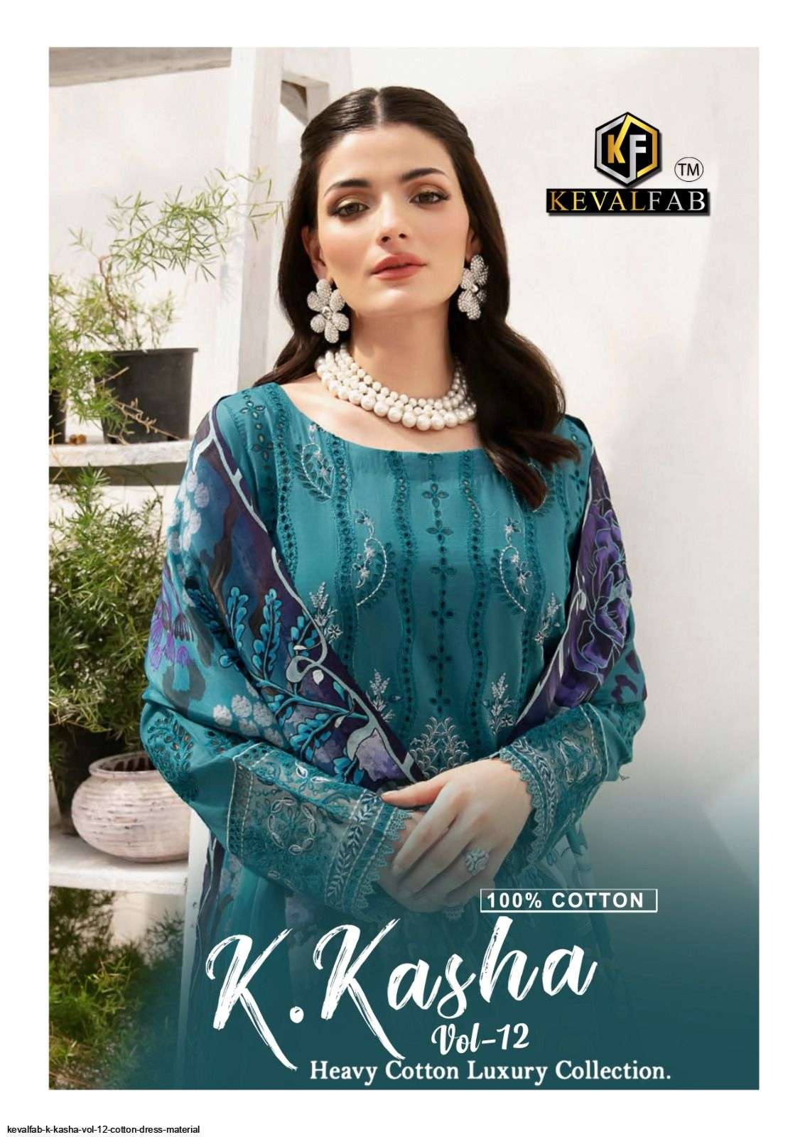 Keval K Kasha Vol 12 Luxury Heavy Cotton Dress Material