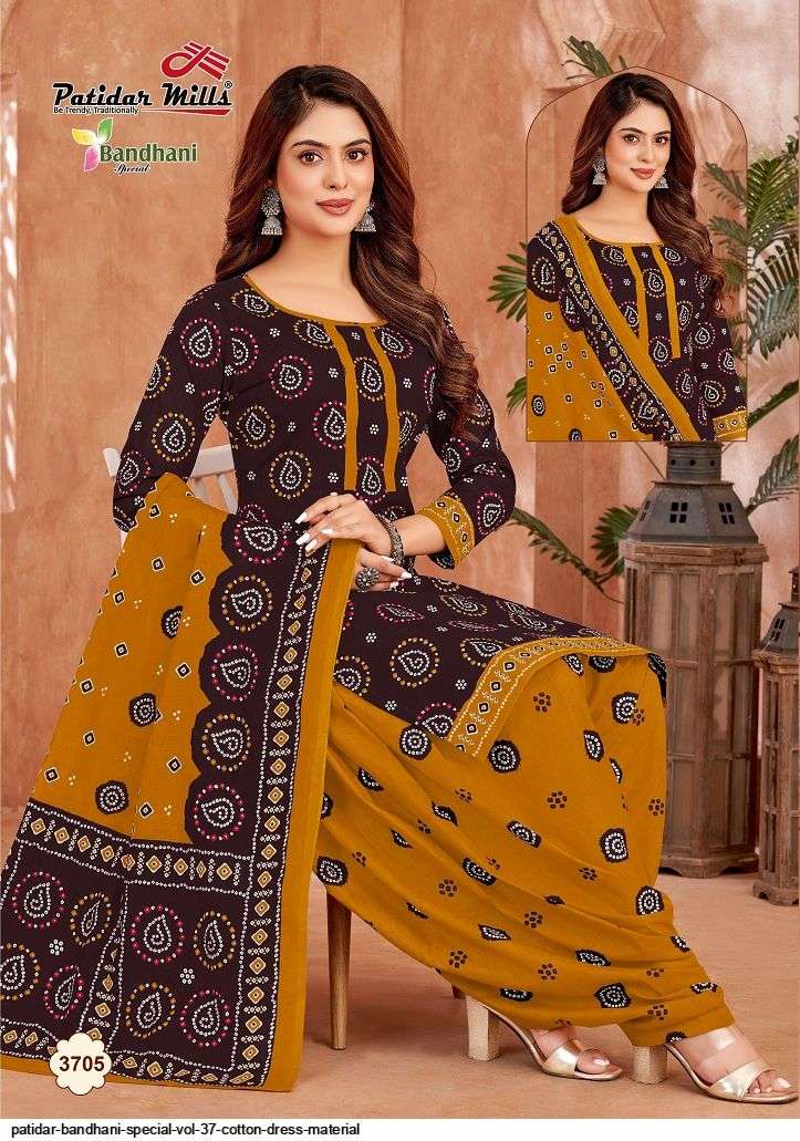 PATIDAR BANDHANI SPECIAL VOL 37 COTTON DRESS MATERIAL