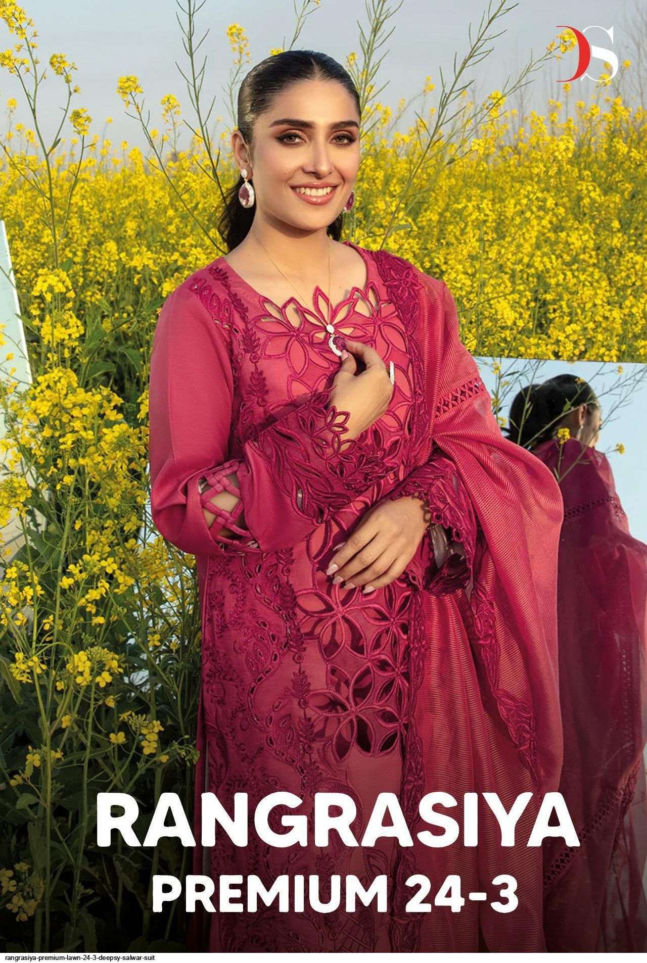 Rangrasiya Premium lawn 24-3 DEEPSY Salwar Suit